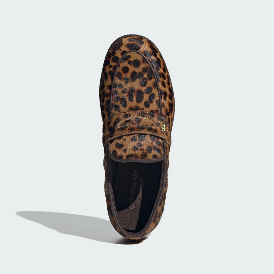 Spezial Handball Loafer Leopard Print Dark Brown