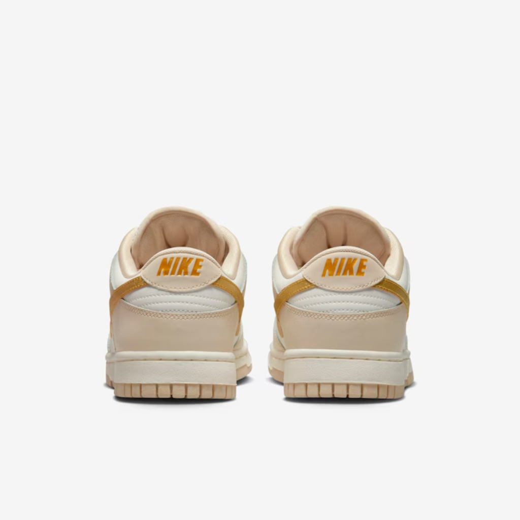 Dunk low metalic gold
