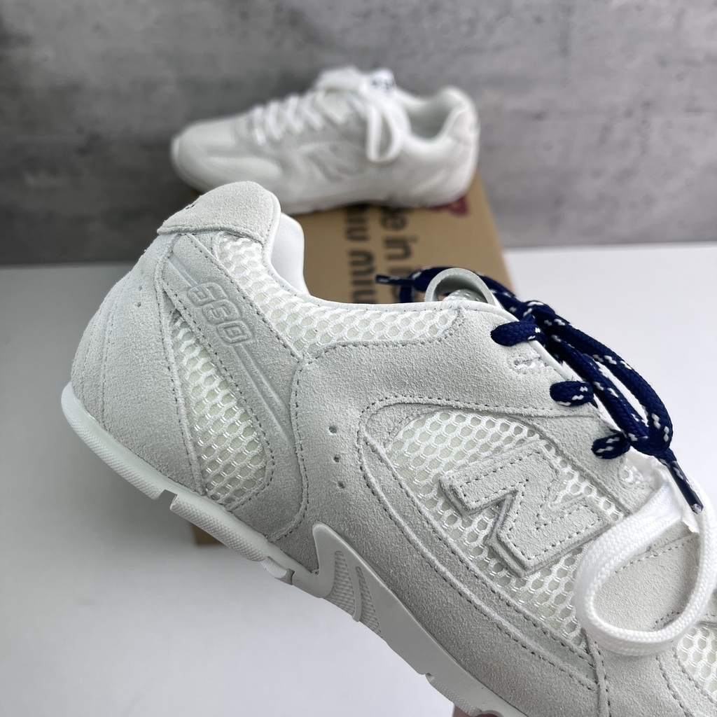 New balance 530 sl x miumiu white and blue pronta entrega