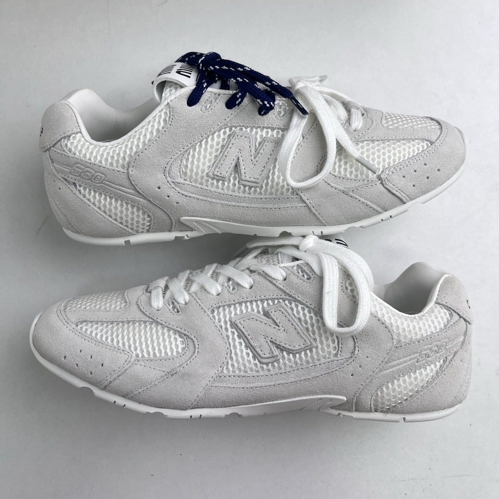 New balance 530 sl x miumiu white and blue pronta entrega