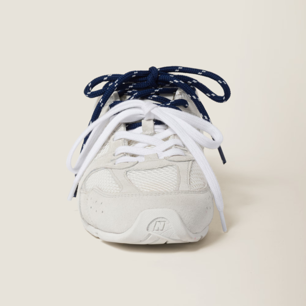 New balance 530 sl x miumiu white and blue pronta entrega