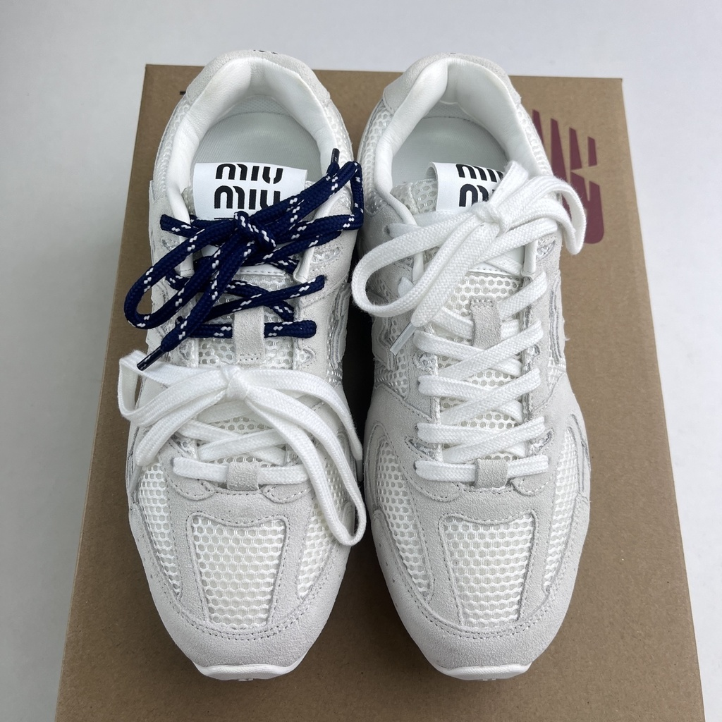 New balance 530 sl x miumiu white and blue pronta entrega