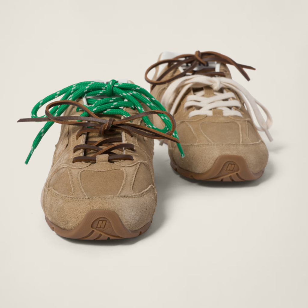 New balance 530 x miumiu ecru pronta entrega