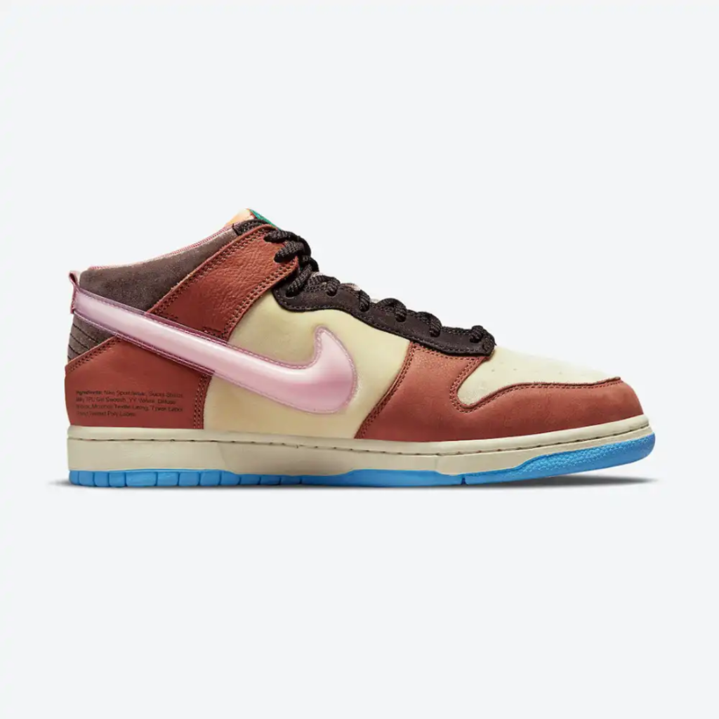 Dunk mid chocolate milk x social status