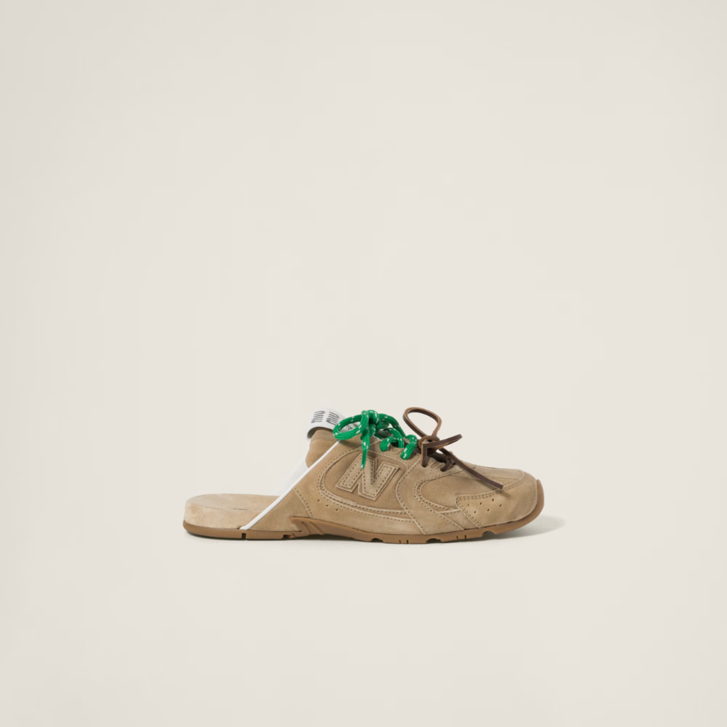 New balance 530 sl x miumiu ecru - mule