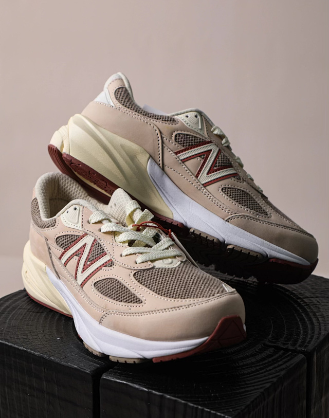 New balance 990v6 made in usa raw cashew x loro piana pronta entrega