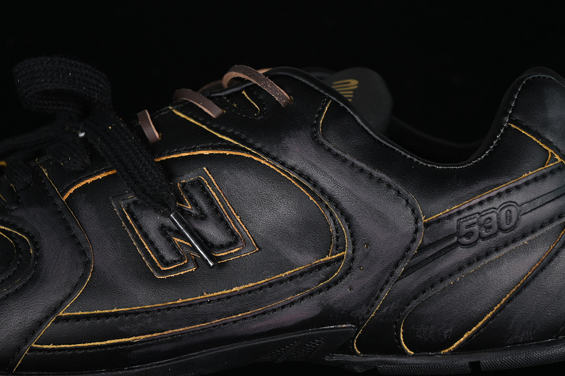 New balance 530 sl x miumiu black leather